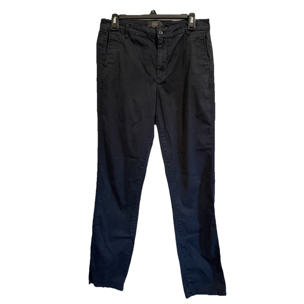 J.Crew Pants Men 28T Chino Navy Blue Slim Fit mid rise waist comfortable fit